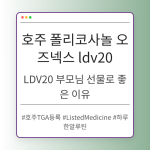 LDV20 부모님 선물로 좋은 이유